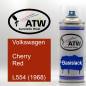 Preview: Volkswagen, Cherry Red, L554 (1968): 400ml Sprühdose, von ATW Autoteile West.